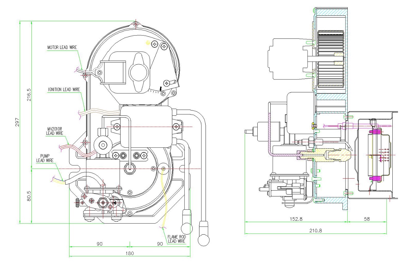 burner dwg